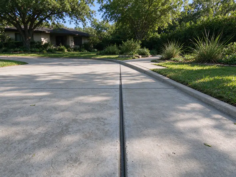 Concrete walk with a smooth, level transition at the joint
