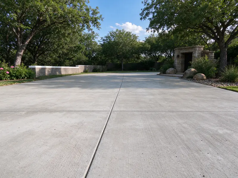 Smooth concrete overlay with the control joints carried through